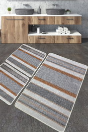 Mijölnir Juego de alfombrillas de baño de 3 piezas Multicolor